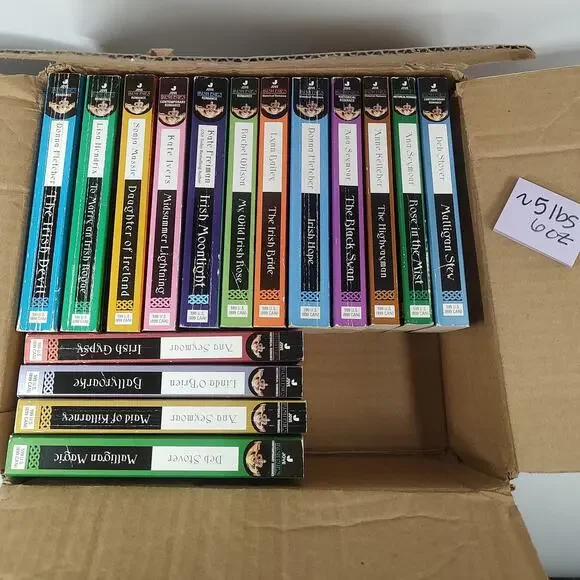 Irish Eyes Romance Paperback Book Complete Series Historical Romance Lot of 16